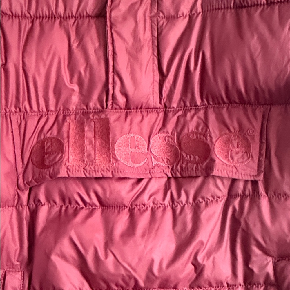 Ellesse Burgundy Quilted Jacket - Picture 3 of 10